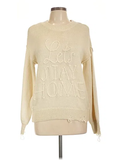 Pre-owned Wildfox Pullover Sweater In Ivory