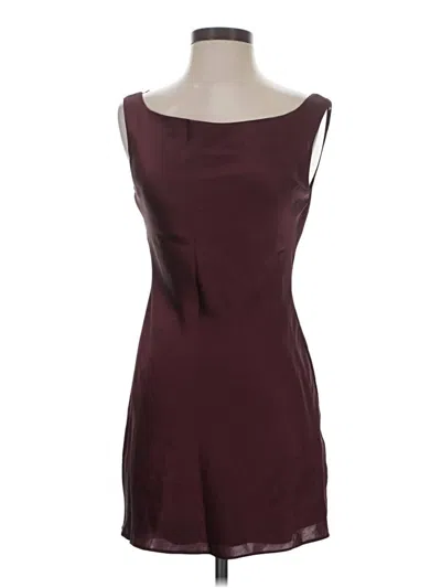 Pre-owned Wilfred Cocktail Dress In Burgundy
