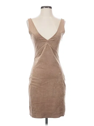 Pre-owned Wilfred Free Cocktail Dress In Tan