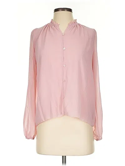 Pre-owned Wilfred Long Sleeve Blouse In Pink