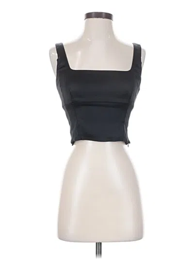 Pre-owned Wilfred Sleeveless Top Black Square Neckline Tops