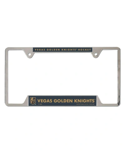 Wincraft Vegas Golden Knights Metal License Plate Frame In Gray