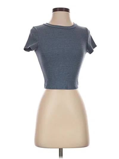 Pre-owned Windsor Short Sleeve Turtleneck In Gray
