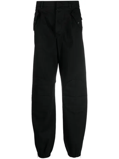 Winnie Ny Knee-pads Cotton Trousers In Black