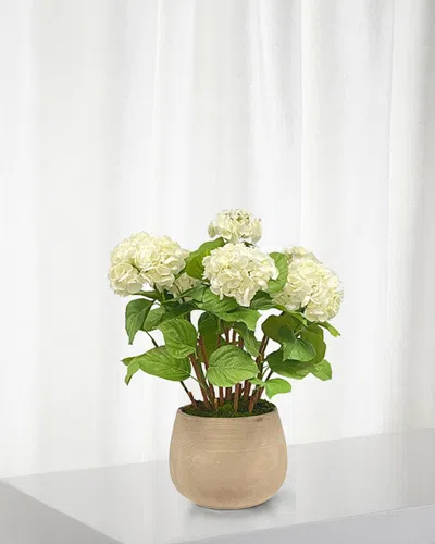 Winward Faux Hydrangeas In Planter