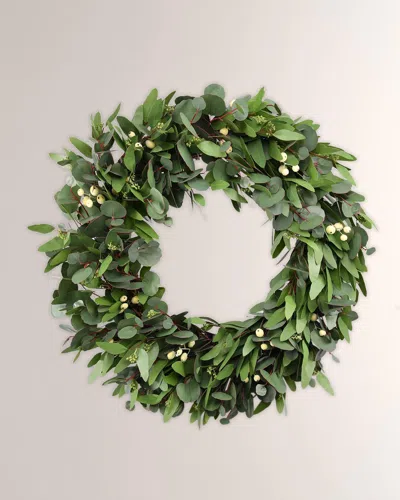 Winward Seeded Round Eucalyptus Wreath
