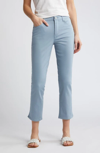 Wit & Wisdom 'ab'solution High Waist Slim Straight Ankle Pants In Lb Light B
