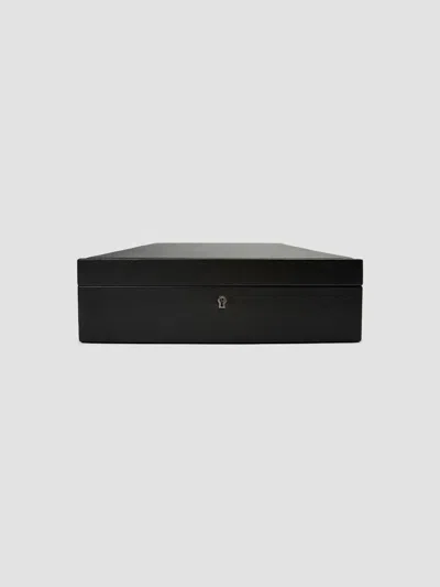 Wolf Designs British Racing 10-piece Watch Box In Black
