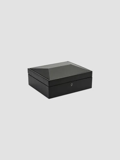Wolf Designs British Racing 8-piece Watch Box In Black