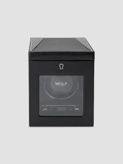 Wolf Designs British Racing Single Watch Winder In Black