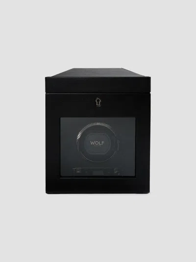 Wolf Designs British Racing Single Watch Winder In Black