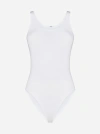 Wolford Jamaika Cotton-blend Bodysuit In White