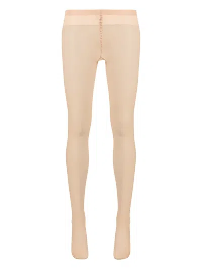 Wolford Sheer High-waisted Tights (pack Of Three) In Brown