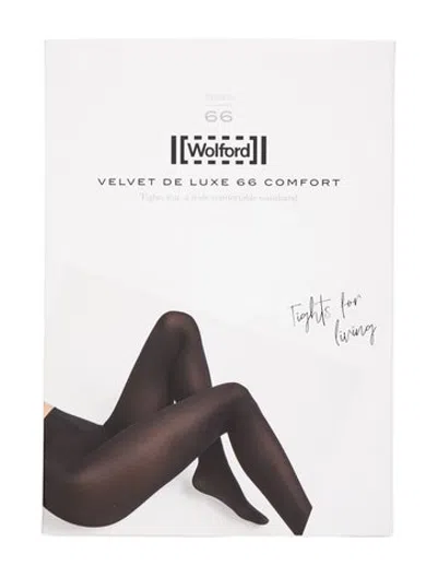 Pre-owned Wolford X Mugler Tights In Blue