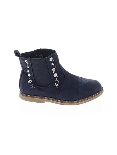 Pre-owned Wonder Nation Kids' Ankle Boots In Blue