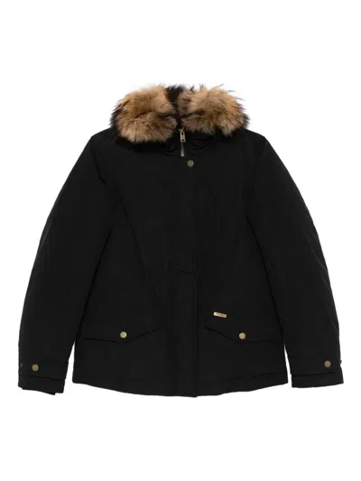 Woolrich Black Polyester Coat