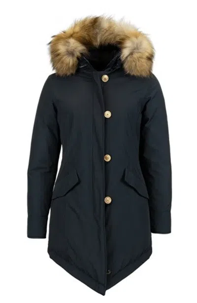 Woolrich Blue Polyamide Casual Coat