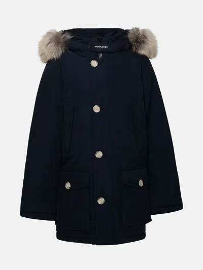 Woolrich Blue Ramar Parka In Navy