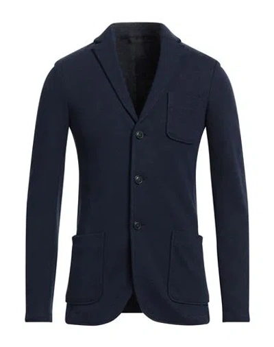 Woolrich Man Blazer Midnight Blue Size Xl Cotton, Acrylic, Polyester, Viscose, Polyamide