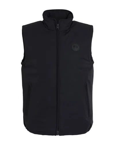 Woolrich Pacific Vest Man Jacket Black Size S Polyester