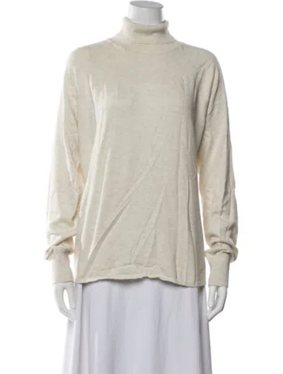 Pre-owned Woolrich Turtleneck Sweater In Neutrals