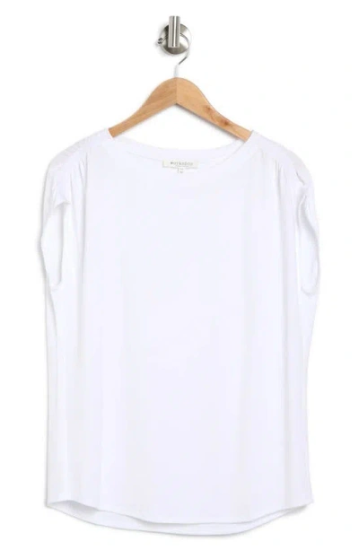 Workshop Dolman Sleeve T-shirt In White