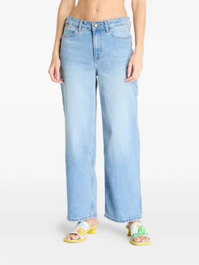 Wrangler Light-wash Jeans In Multi