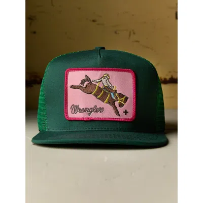 Wrangler X Imogene + Willie Buckin Trucker Cap In Green
