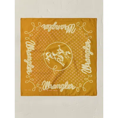 Wrangler X Imogene + Willie Frontier Bandana In Gold In Yellow