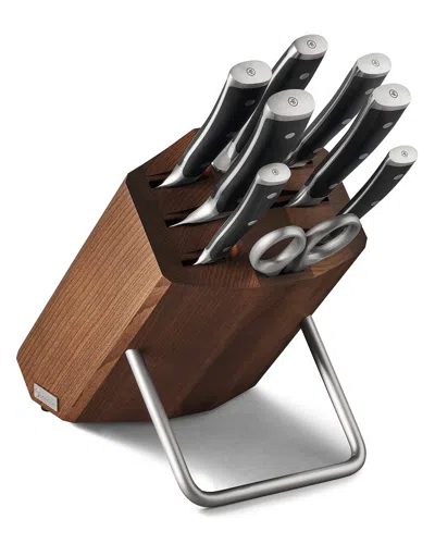Wusthof Wüsthof 9pc Classic Ikon Knife Block Set With $119 Credit In Brown