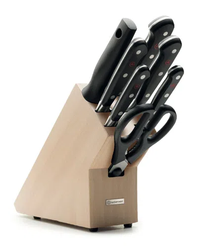 Wusthof Wüsthof Classic 8pc Knife Block Set With $68 Credit In Brown