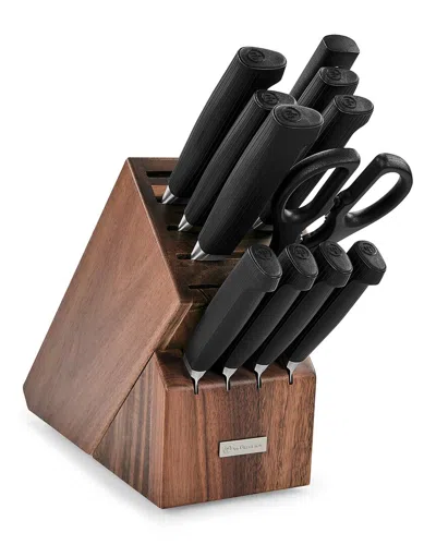 Wusthof Wüsthof Partner 12pc Knife Block Set With $78 Credit In Brown