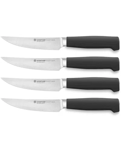 Wusthof Wüsthof Partner 4pc Steak Knife Set With $25 Credit In Black