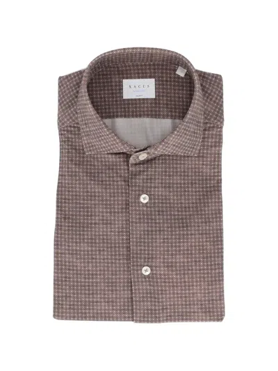 Xacus Active Geometric-print Shirt In Multi