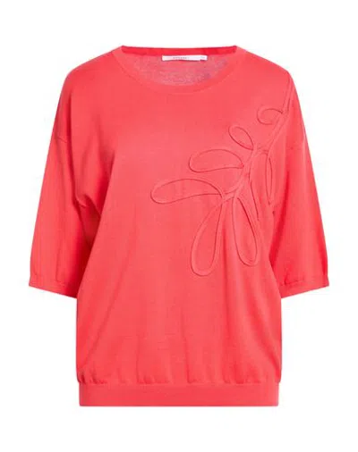 Xandres Gold Woman Sweater Coral Size Xxl Organic Cotton In Red