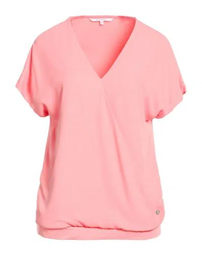 Xandres Gold Woman Top Pink Size 3xl Lyocell, Cotton, Elastane, Polyester