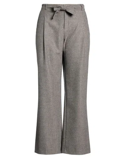 Xandres Woman Pants Grey Size 16 Wool, Polyester, Viscose, Polyamide, Elastane In Gray
