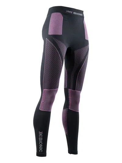X-bionic Logo-print Leggings In Purple