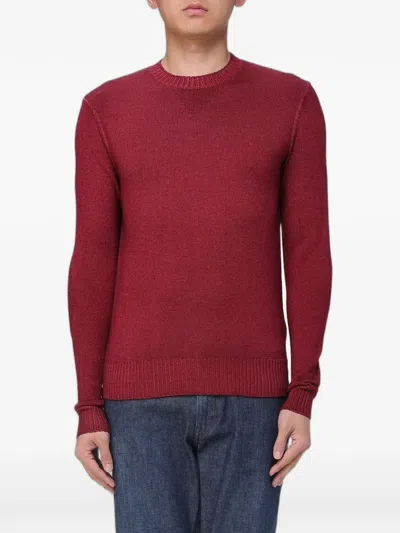 Xc Merino-wool Elbow-patch Sweater In Red