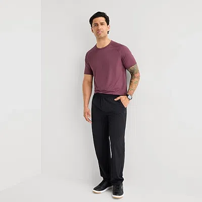 Xersion Mens Drawstring Loose Fit Workout Pant In Black