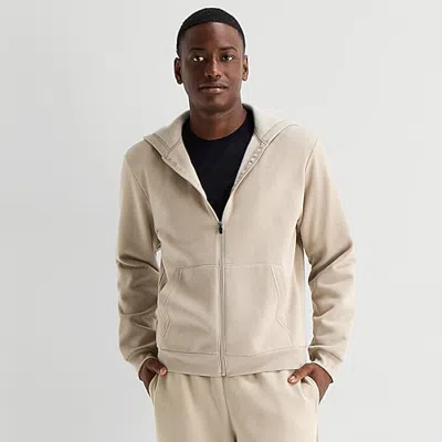 Xersion Sweatshirt Mens Long Sleeve Active Hoodie In Beige