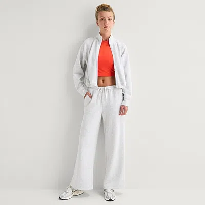 Xersion Womens Wide Leg Mid Rise Regular Fit Sweatpant In Neutral