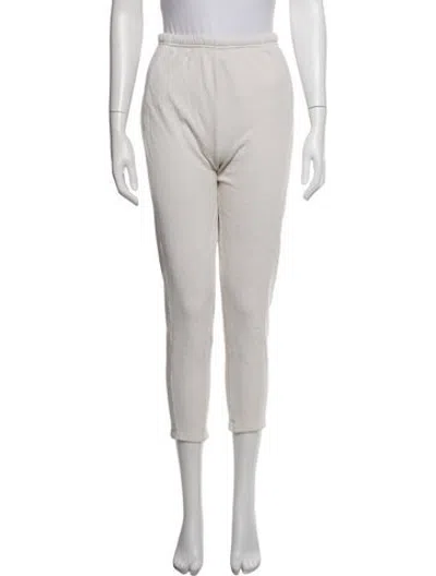 Pre-owned Xirena Raw-edge Trim Sweatpants In Neutrals
