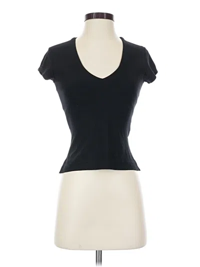 Pre-owned Xoxo Short Sleeve Top Black Sweetheart Neckline Tops