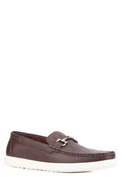 X-ray Miklos Diamond Quilt Loafer In Brown