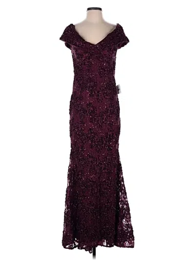 Pre-owned Xscape Cocktail Dress In Purple