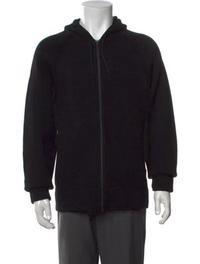 Pre-owned Y-3 Open Front Long Sleeve Cardigan In Black