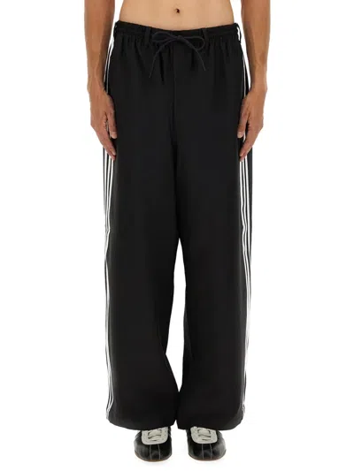 Y-3 Y - 3 "sport Uniform 3-stripes" Pants In Black