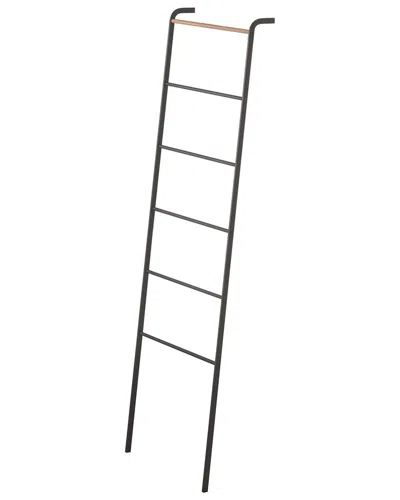Yamazaki Home Leaning Storage Ladder In Black
