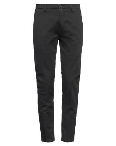 Yan Simmon Man Pants Black Size 34 Cotton, Elastane In Black
